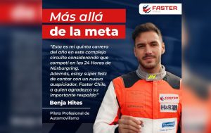 Faster Chile nuevo sponsor oficial de Benja Hites
